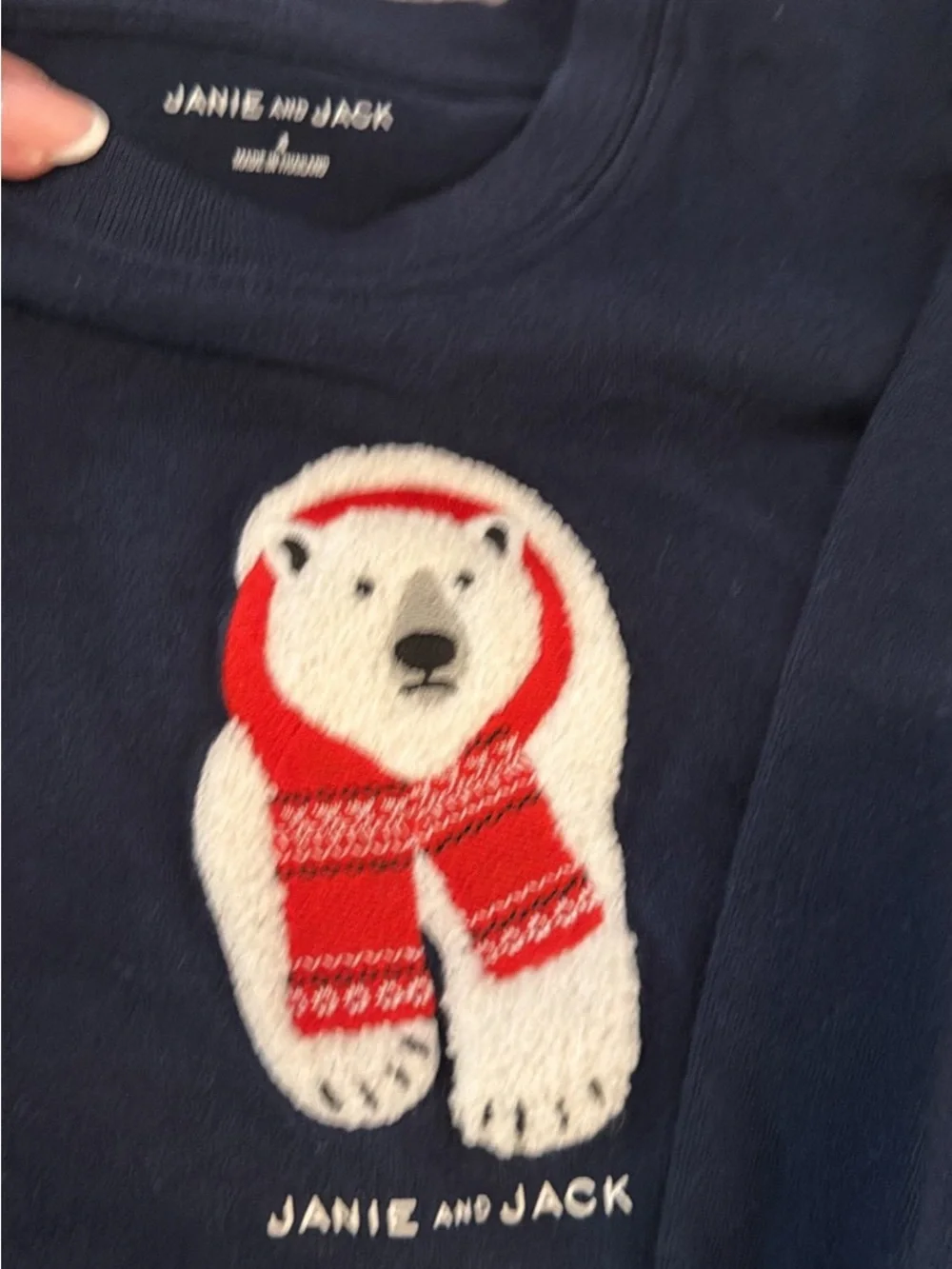 Janie and Jack Navy Long-Sleeve Tee and Mini Boden Long-Sleeve Tee Boys Size 4T